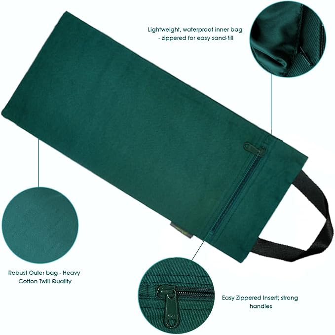 Yoga Sand Bag, Cotton Unfilled for Yogas, Weights & Resistance Training, Portable Weightlifting