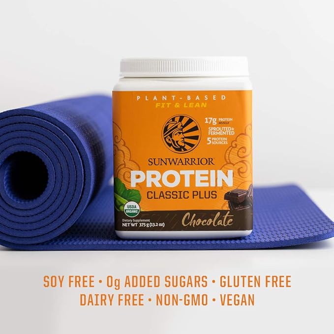 Clean Vegan Protein Powder Chocolate | Organic Protein Powder Plant Based Formula with 5 Superfood