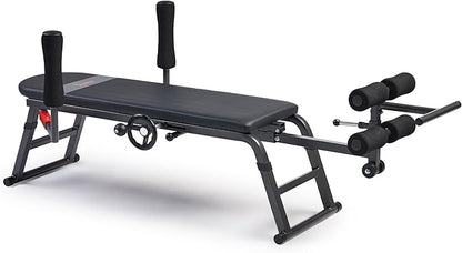 Sunny Health & Fitness Full Body Traction & Stretch Decompression Bench/Table Machine for Lumbar