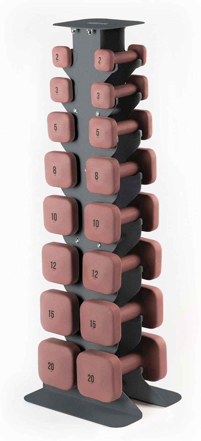 SafeGrip Dumbbells, Anti-Slip, Anti-Roll, Thick Handles, Free Weights, Square Dumbbells for Secure