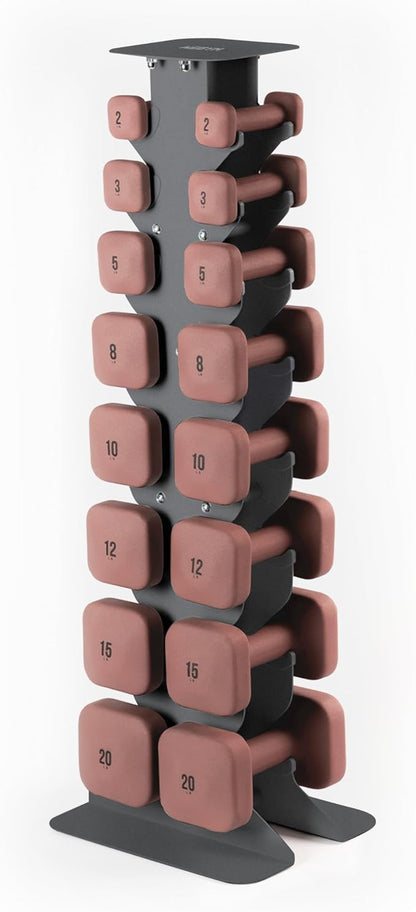 SafeGrip Dumbbells, Anti-Slip, Anti-Roll, Thick Handles, Free Weights, Square Dumbbells for Secure