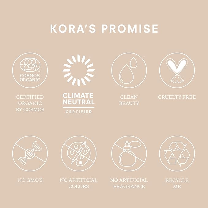 KORA Organics Turmeric Brightening & Exfoliating Mask, Multi-Use Facial Scrub, Polish & Illuminate