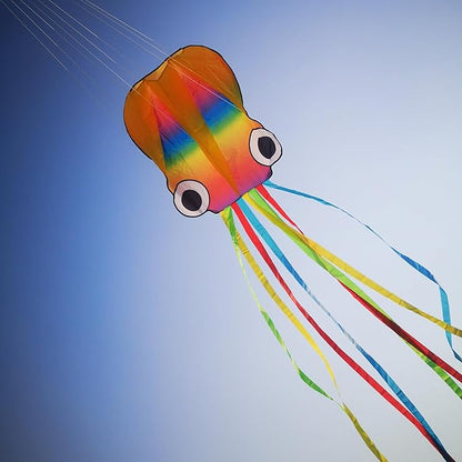 Large Octopus Kites for Kids & Adults,Big Kite for Beginners, Kites for Kids Ages 4-8,Outdoors