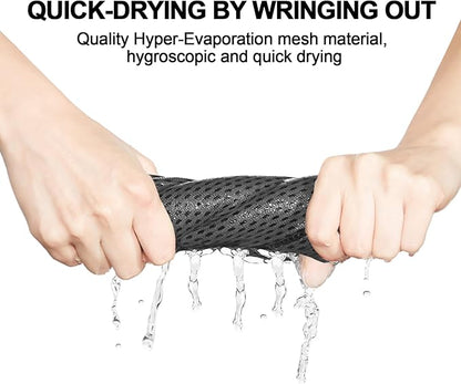 Honoson Cooling Towel Bulk - Neck & Face Cool Chilly Towels Microfiber Breathable Sport Sweat Rag
