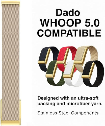 Ultra-soft Nylon Sport Band Compatible with WHOOP 5.0, One, Peak, and Life | Breathable, Durable &