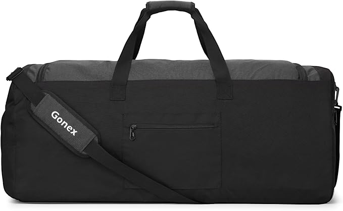 Gonex Gym Duffel Bag with Shoe Compartment Wet Pocket, Large Capacity Sports Duffle Bag for Men