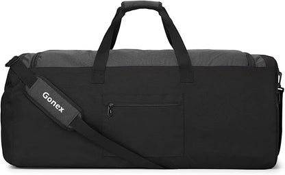 Gonex Gym Duffel Bag with Shoe Compartment Wet Pocket, Large Capacity Sports Duffle Bag for Men