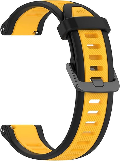 Compatible with Garmin Forerunner 165 Watch Band, 20mm Width Silicone Replacement Bands for Garmin