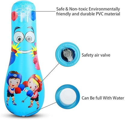 Punching Bag for Kids, Free Standing Boxing Bag for Bounce Back Focus Punching Bag for Practicing