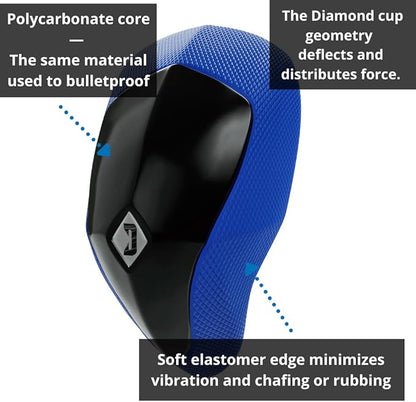Diamond MMA 3-in-1 Hockey Garter Belt System - Complete with Athletic Cup, Garter, and Jock