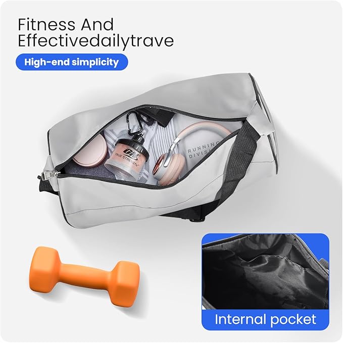 C&F BOGMOST Small Gym Bag for Women & Men,Small Lightweight Duffel Bag Carry On Bags Mini Duffel