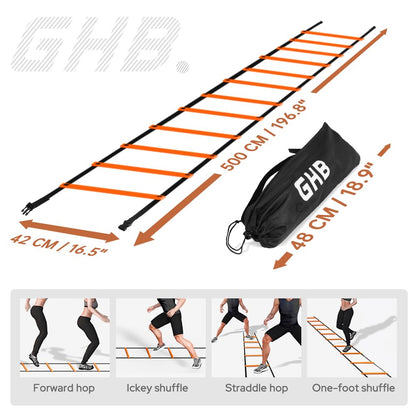 GHB Pro Agility Ladder 12 Rung 20ft