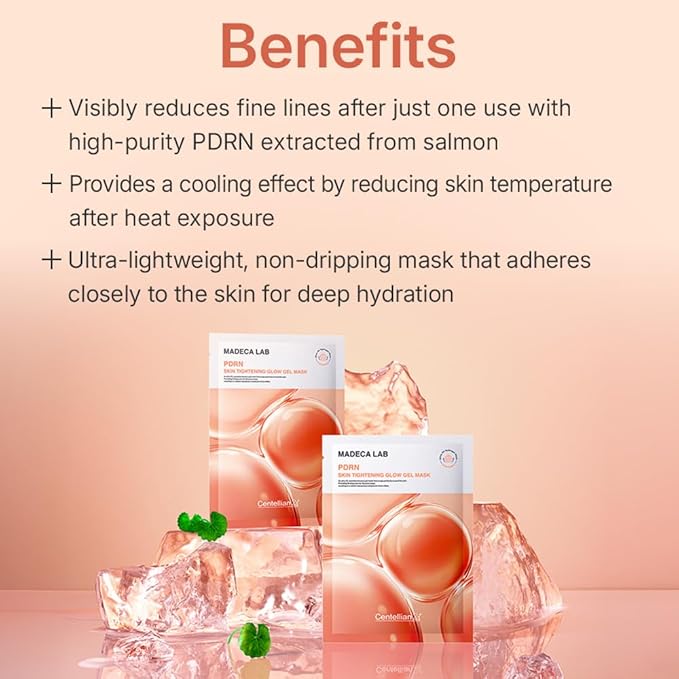 CENTELLIAN 24 Madeca Lab PDRN Glow Gel Mask ??Salmon PDRN, Deep Hydration & Firming, Instant
