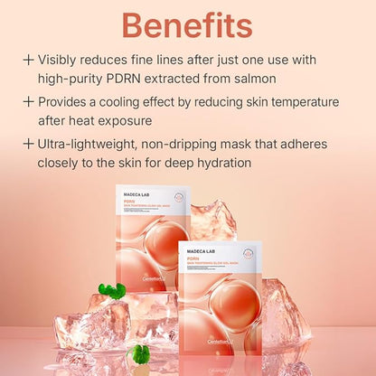 CENTELLIAN 24 Madeca Lab PDRN Glow Gel Mask ??Salmon PDRN, Deep Hydration & Firming, Instant