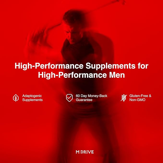 Mdrive Elite Testosterone Booster for Men - Supports Immune Health, Energy, VO2Max, Recovery