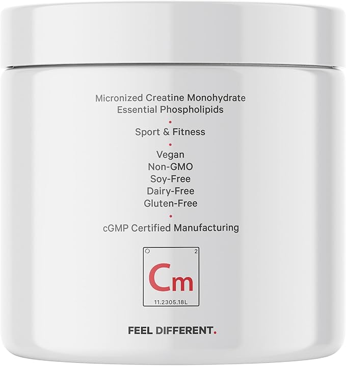 Codeage Liposomal Creatine Powder Supplement, Pure Creatine Monohydrate 5000mg, Pre Workout & Post