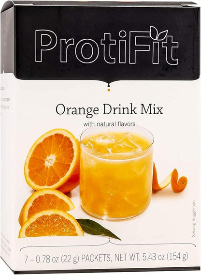 High Protein Fruit Flavored Powder Drink Mix, 15g Protein, Low Calorie, Sugar Free, Ideal Protein
