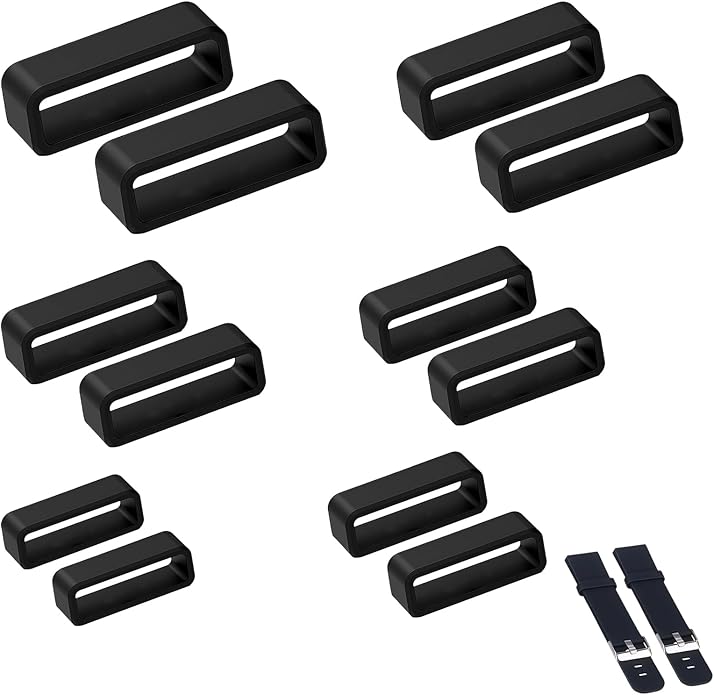 Watch Band Keepers,Silicone Watch Strap Holder Loops,Watch Strap Keeper for Smart Sport Watches