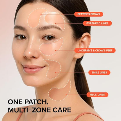 KLAVUU Real Vegan Collagen Eye Patches (60 Patches) - Korean Overnight Under Eye Mask for Puffy
