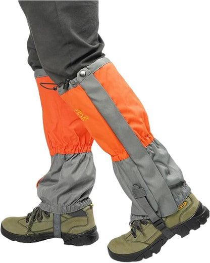 Adjustable Leg Gaiters,Snow Boot Guard Gators,Shoe Gaiters,Waterproof Hiking Gaiters for