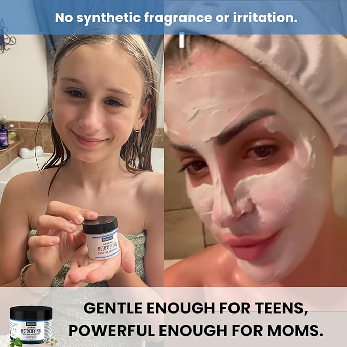 Organic Detoxifying Dead Sea Mud Mask A Whipped Mineral Clay A Evening Primrose Jojoba Rosehip and