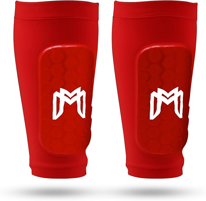 Mini Shin Guards Soccer – Built in Shin Pad Sleeves for Mens, Women, Teens - Small Shin Guards
