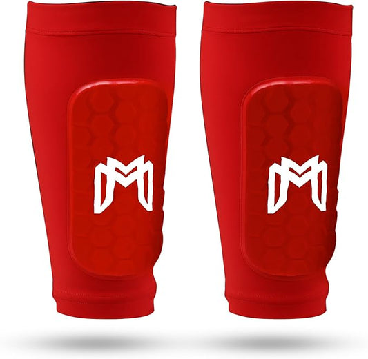 Mini Shin Guards Soccer – Built in Shin Pad Sleeves for Mens, Women, Teens - Small Shin Guards