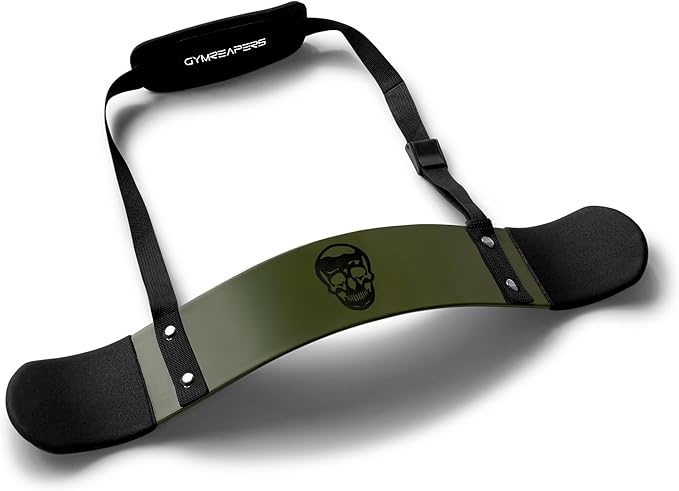 Gymreapers Bicep Arm Blaster - Bicep Curl Isolator w/Contoured, Padded Edges - Adjustable Bicep