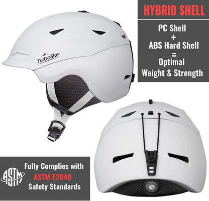 Ski and Snowboard Helmet - Active Ventilation, Audio Compatible Snow Sports Luxury Helmet With ASTM