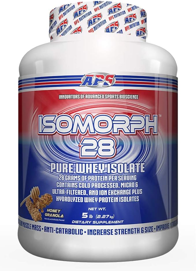APS Nutrition Isomorph 28 Protein Powder | Pure Whey Isolate | Cold Pressed, Ultra- Filtered, & Ion