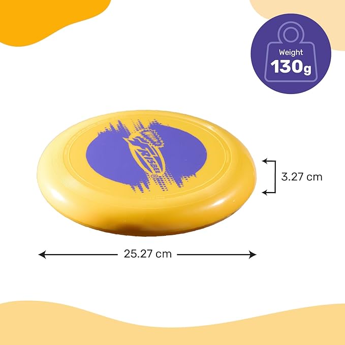 Wham-O Frisbee Cool Flyer Flying Disc, 9.95 Inch Sports Disc Lightweight Durable for Outdoor Beach