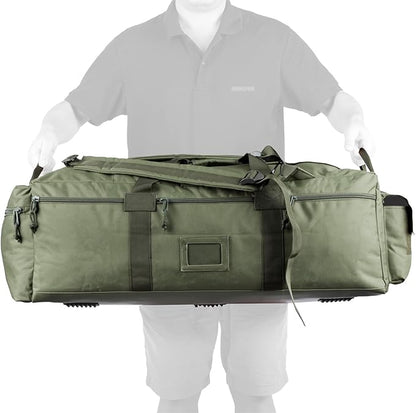 Large Military Duffle Bag Tactical Gear Load Out Bag Deployment Cargo Bag Travel Sports Equipment