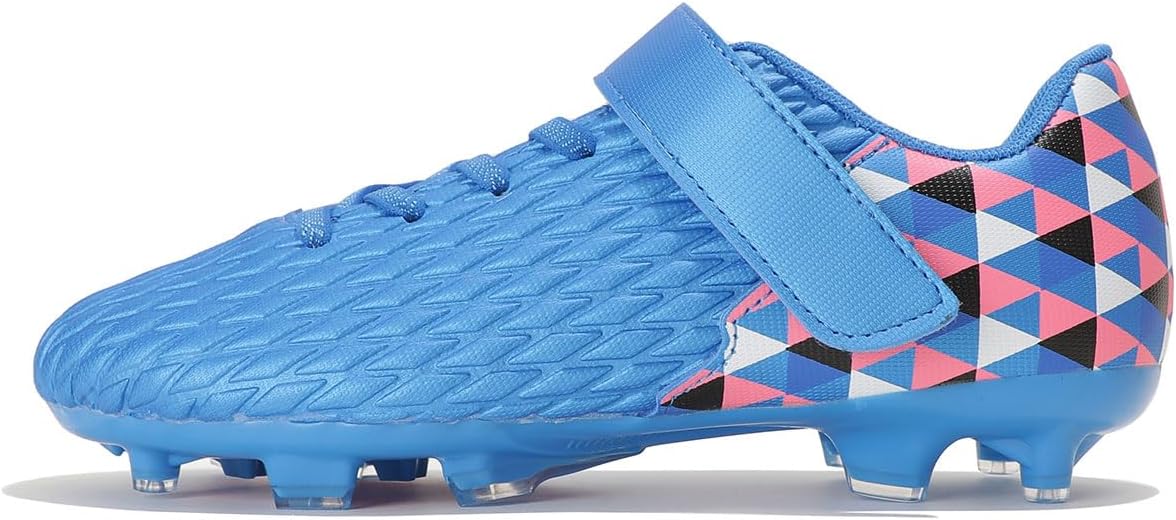 Soccer Cleats for Kids & Youth | Lightweight Football Shoes for Firm Ground | Durable Girls & Boys