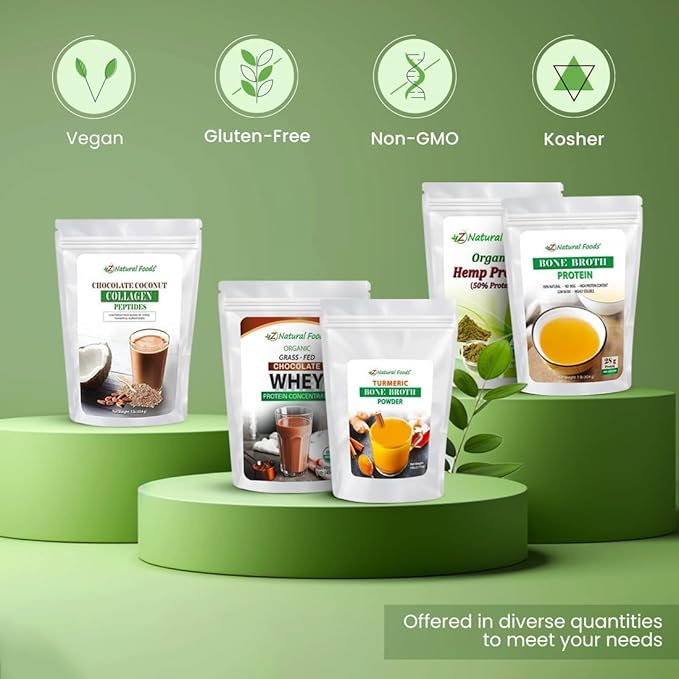 Z Natural Foods Grass-Fed Whey Protein Concentrate - Clean Whey Protein Powder from New Zealand