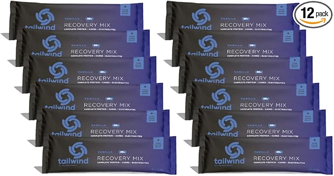 Tailwind Nutrition Recovery Mix, 20 Grams Complete Protein, Carbohydrates, and Electrolytes Powder