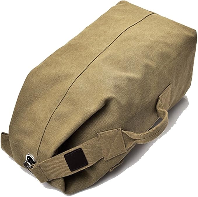 Large Capacity Travel Climbing Bag Tactical Military Duffel Bag Top Load Double Strap Canvas