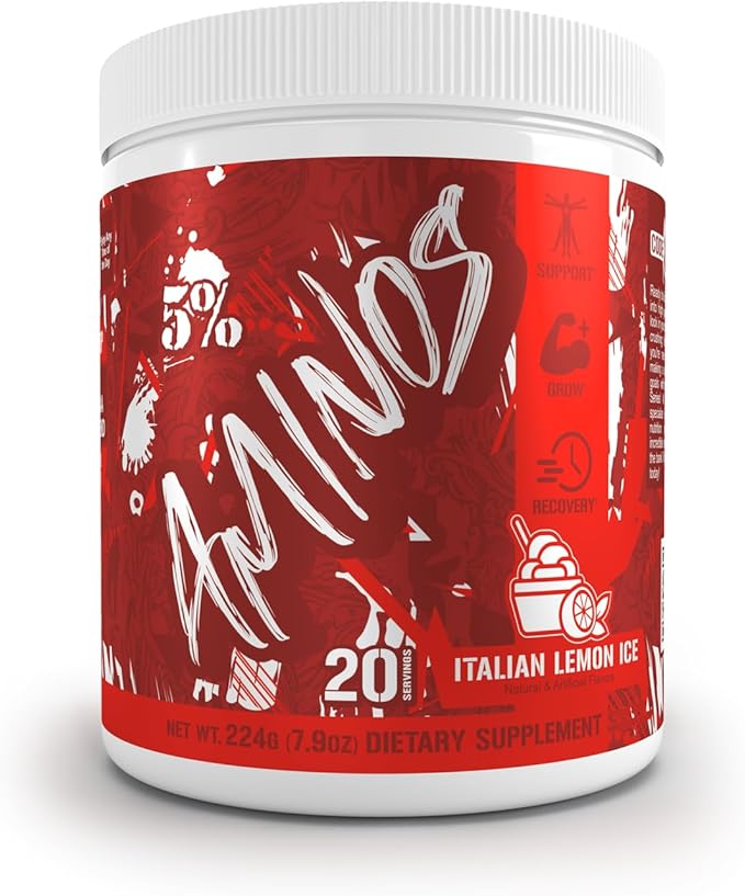 5% Nutrition Code Red Aminos BCAA & EAA Post Workout Recovery Powder | Full Spectrum Essential