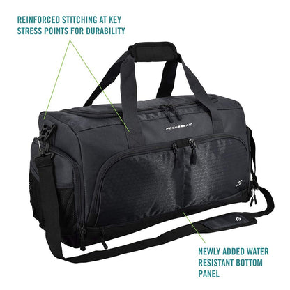 Ultimate Gym Bag 2.0: The Durable Crowdsource Designed Duffel Bag with 10 Optimal Compartments