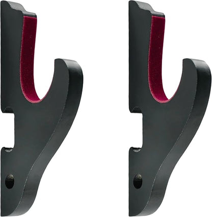 Eforlife 2/Set Sword Hook Wall Mount Samurai Sword Hanger Display Holder Adjustable for Katana