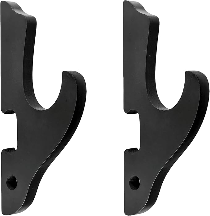 Eforlife 2/Set Sword Hook Wall Mount Samurai Sword Hanger Display Holder Adjustable for Katana