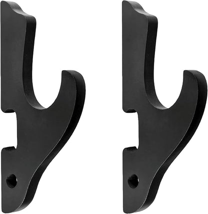 Eforlife 2/Set Sword Hook Wall Mount Samurai Sword Hanger Display Holder Adjustable for Katana
