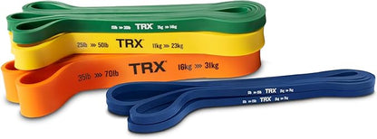 TRX Training Strength Band Set, Full-Body Resistance Bands for Home and Gym Use, Resistance Bands