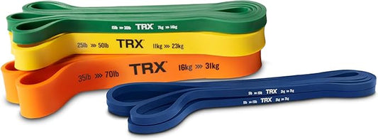 TRX Training Strength Band Set, Full-Body Resistance Bands for Home and Gym Use, Resistance Bands