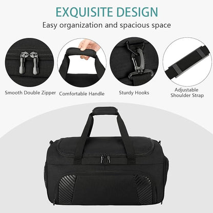 Urbanstand Gym Bag for Men - 22 Inch Sports Duffel Bags with Shoe Compartment, Large Overnight