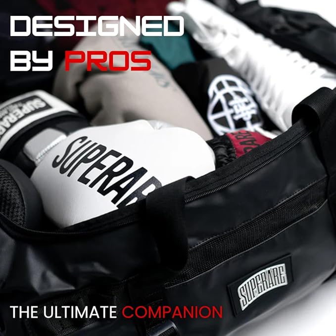 Superare Gear Bags - Gym Duffle Bag, Backpack, Tote Bag for MMA, Athletic Gym Boxing Bag - Enorme