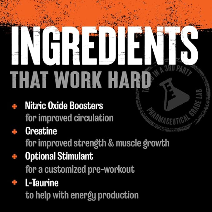 Animal Pump Pre-Workout Supplement ??for Energy, Focus and Muscle Volumizing, with Nitric Oxide