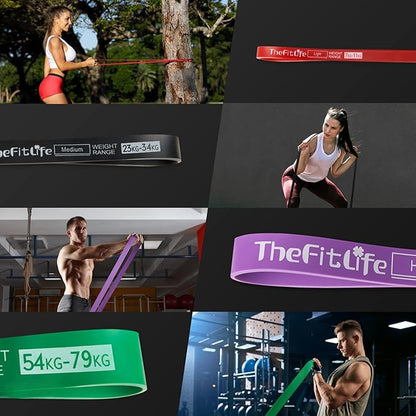 TheFitLife Pull Up Assistance Bands- Resistance Bands for Working Out, Long Workout Bands for