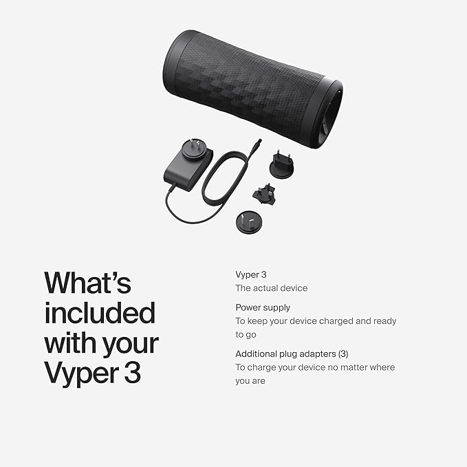 Hyperice Vyper 3 - Powerful High-Intensity Vibrating Foam Roller - Relieve Muscle Tension - Pre and