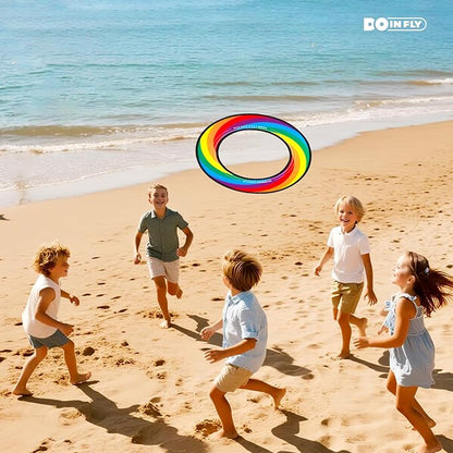 Donfly Flying Disc ，3 Pack Flying Ring, Pool Toys,Beach Games,Backyard Games,Outdoor Games,Outdoor