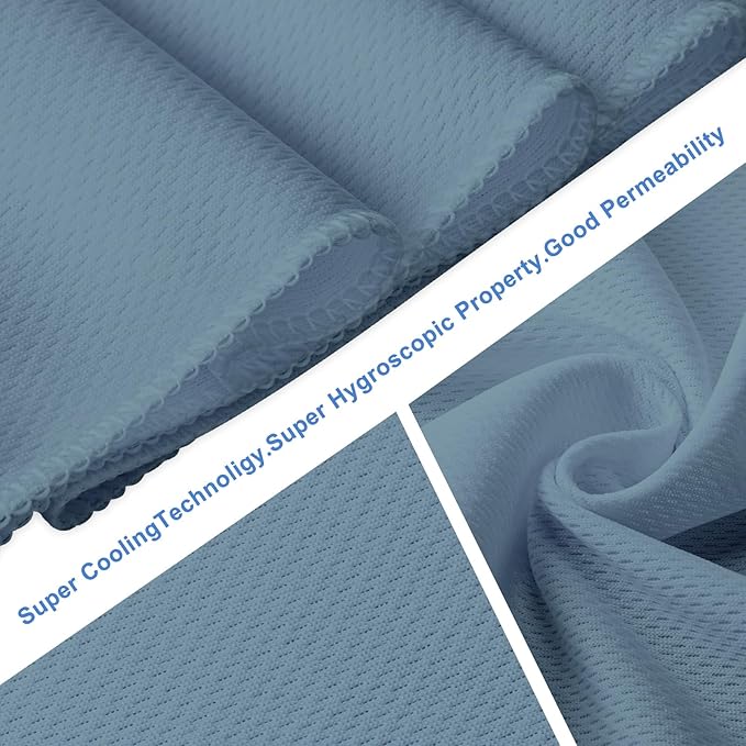 Honoson Cooling Towel Bulk - Neck & Face Cool Chilly Towels Microfiber Breathable Sport Sweat Rag